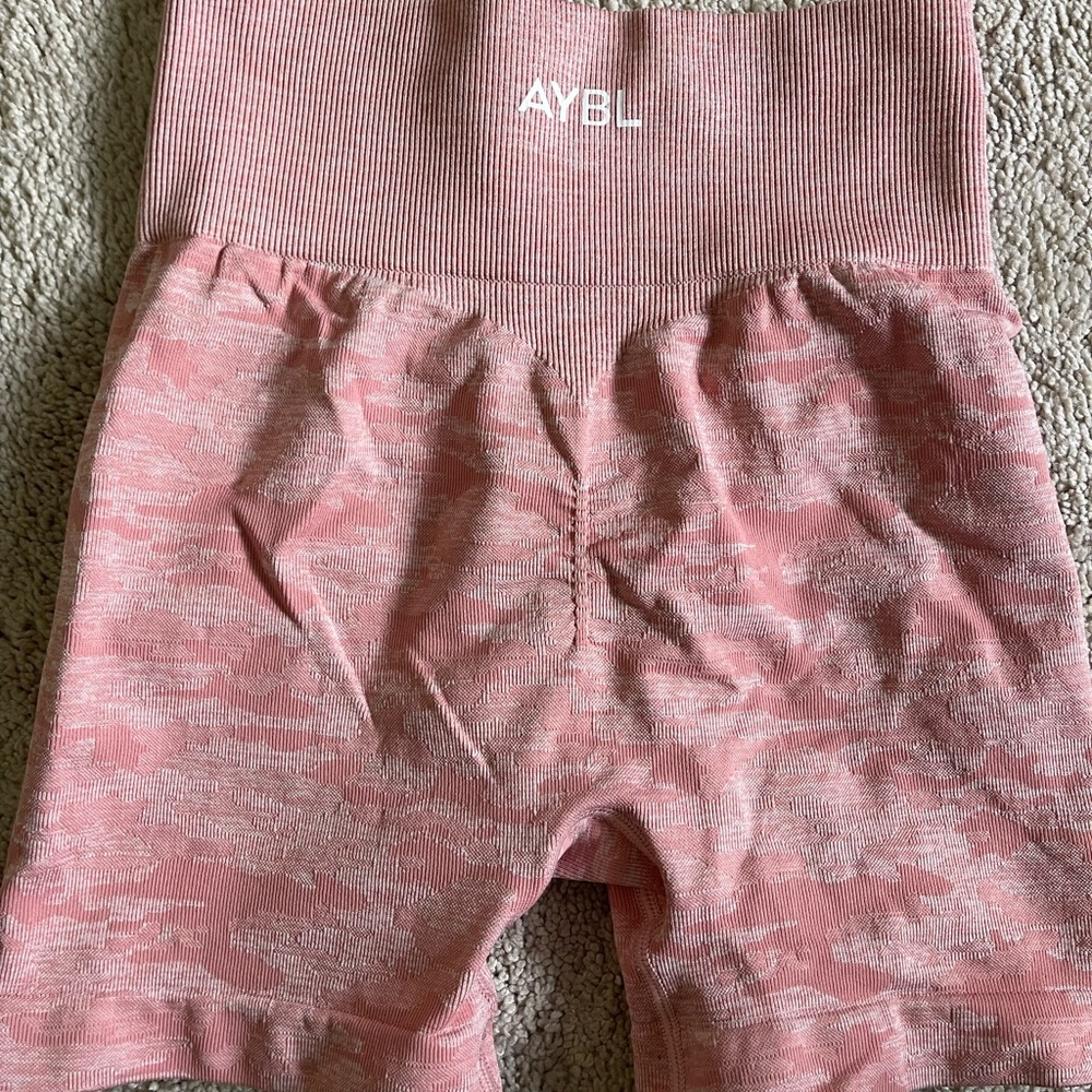 AYBL pink camo shorts